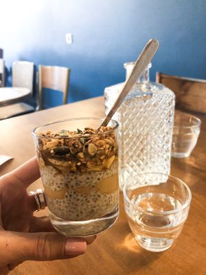 Chia pudding at Why Not Us Coffee in Marseille
