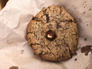 Hazelnut cookie at Why Not Us Coffee in Marseille