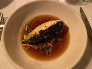 Roasted cabbage at FREA in Berlin