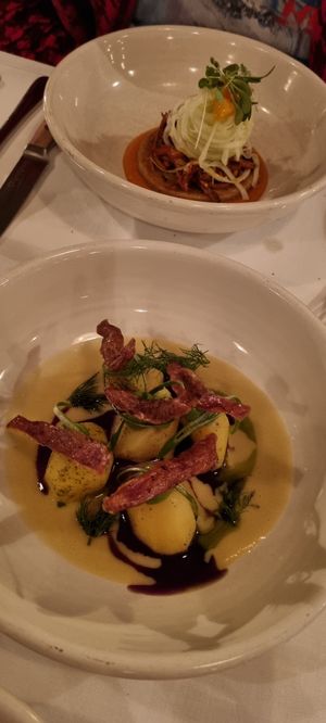 Potato salad at FREA in Berlin