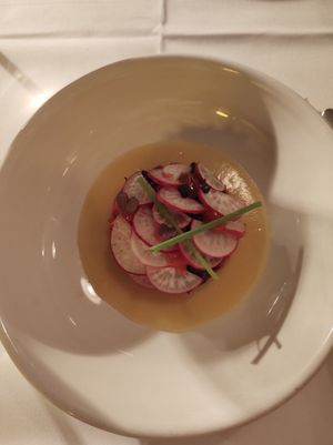 Onion tart at FREA in Berlin