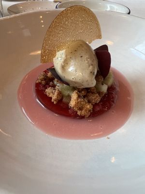 Dessert was good!   at FREA in Berlin