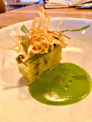 Huacatay potatoes   at FREA in Berlin