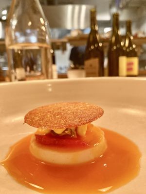 Almond panna cotta with citrus   at FREA in Berlin