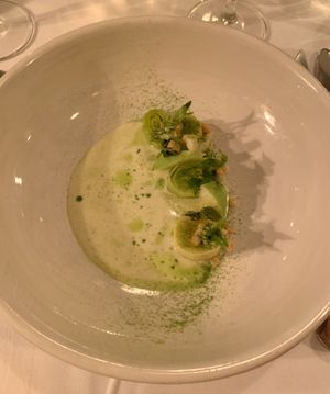 Menu from Ferbruary! First course  at FREA in Berlin