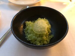 Palate cleanser at FREA in Berlin