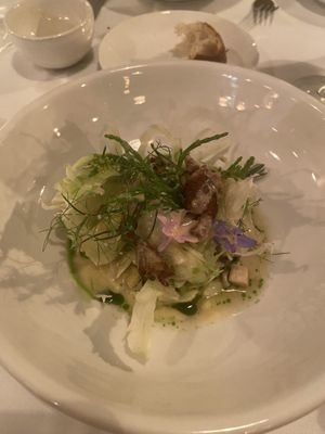 Mushroom ceviche  at FREA in Berlin