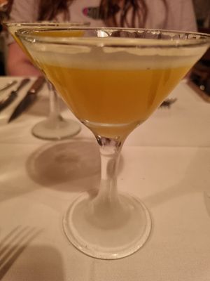 Orange rosemary sour at FREA in Berlin