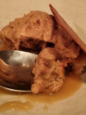 Haselnuss-Mousse Detail at FREA in Berlin