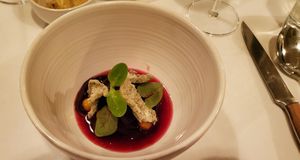 Beetroot salad (very tasty) at FREA in Berlin