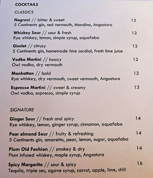 Cocktails at FREA in Berlin