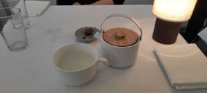 After-dinner mint tea at FREA in Berlin