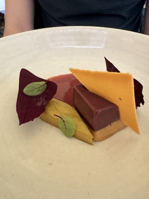 Black rice cheesecake   at FREA in Berlin