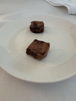 Final bite, a truffle   at FREA in Berlin