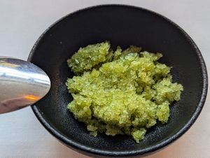 Cucumber granite palate cleanser at FREA in Berlin
