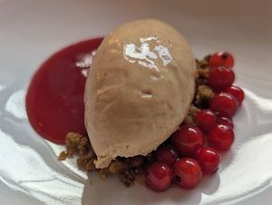 Pine nut ice cream at FREA in Berlin