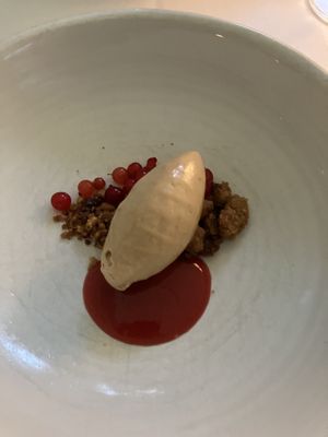 Stone pine ice cream  at FREA in Berlin