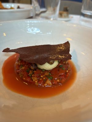 Four course menu  at FREA in Berlin