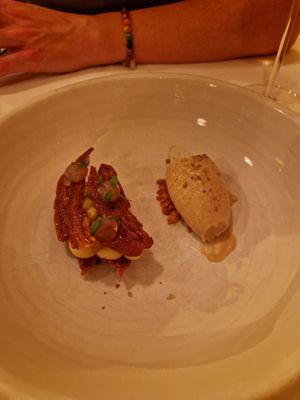 Celery ice cream and something french at FREA in Berlin