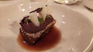 Starter with daikon at FREA in Berlin