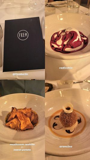 frea dishes part 1 at FREA in Berlin