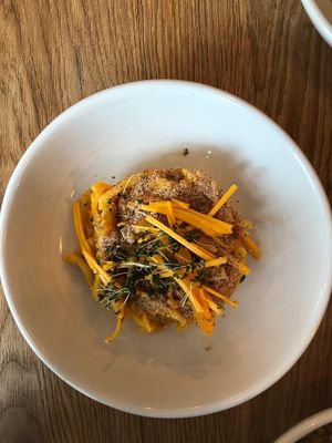 Homemade Pasta with pumpkin. Amazingly delicious. at FREA in Berlin