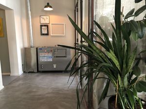 Gersi is composting all the left over within 24 hours. at FREA in Berlin