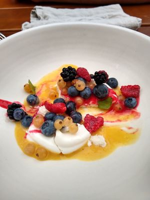 Amazing merengue! Should have taken a photo before I cut into it! at FREA in Berlin