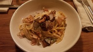 Handmade spaghetti at FREA in Berlin