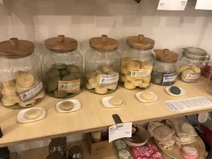 Shampoo soap bars at Priska's Unverpacktladen in Mannheim