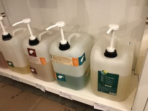 Cleaning products at Priska's Unverpacktladen in Mannheim