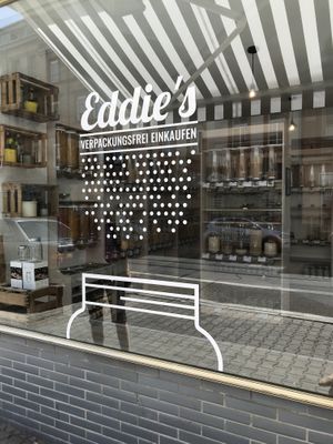 Der Laden von außen  at Priska's Unverpacktladen in Mannheim