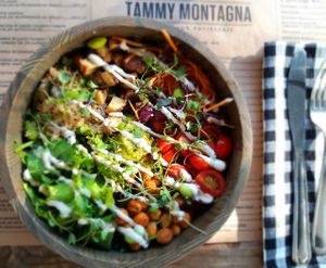 Budda bowl at Tammy Montagna in Sao Paulo