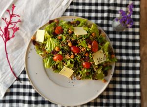 Salada orgânica at Tammy Montagna in Sao Paulo