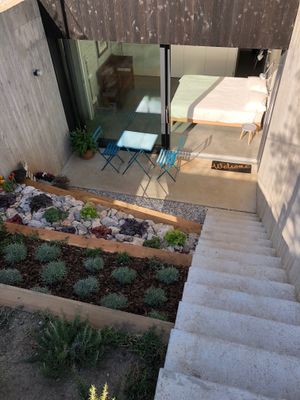 private patio and bedroom at Da La Babi in Arco