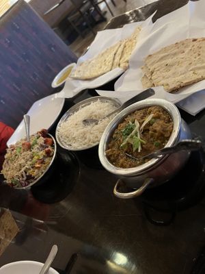 Yummy and totally vegan  at Taaza Bistro in Greensboro