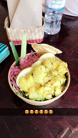 So delicious (Masala Bowl)!  at Nalinis Wholesome Streetfood in Bondi Beach