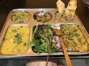 Ayurvedic tasting platter at Nalinis Wholesome Streetfood in Bondi Beach
