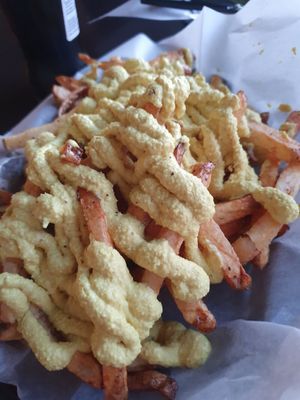 Drunk fries at Evolve Modern Vegan Kitchen in Daytona Beach