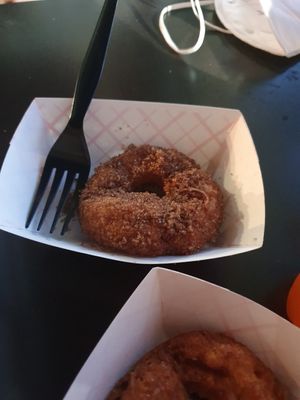 Vegan donut at Evolve Modern Vegan Kitchen in Daytona Beach