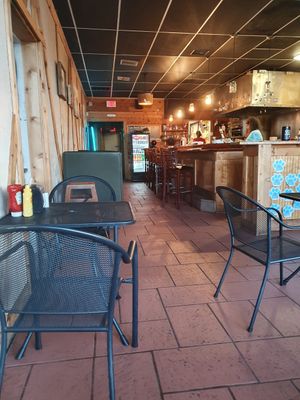 Inside at Evolve Modern Vegan Kitchen in Daytona Beach