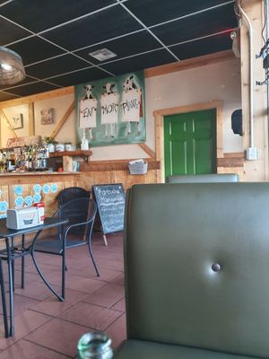 Inside at Evolve Modern Vegan Kitchen in Daytona Beach