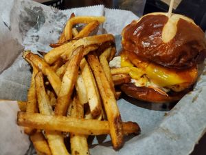 Bbq chickn with cheez added at Evolve Modern Vegan Kitchen in Daytona Beach