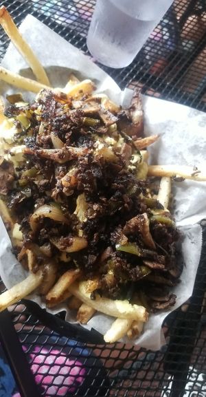Philly fries at Evolve Modern Vegan Kitchen in Daytona Beach