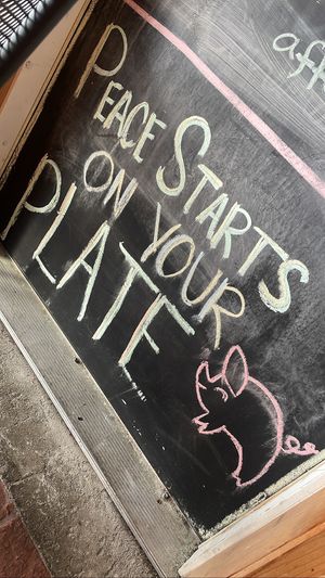 Good vibes  at Evolve Modern Vegan Kitchen in Daytona Beach