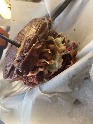 pulled pork version   at Evolve Modern Vegan Kitchen in Daytona Beach