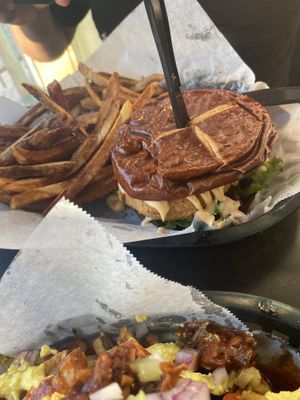  fried chicken version  at Evolve Modern Vegan Kitchen in Daytona Beach