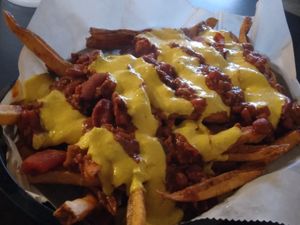 Texas Fries #Veganuary at Evolve Modern Vegan Kitchen in Daytona Beach