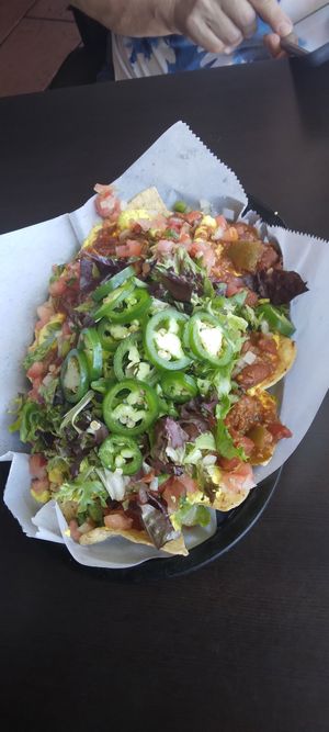 Nachos at Evolve Modern Vegan Kitchen in Daytona Beach