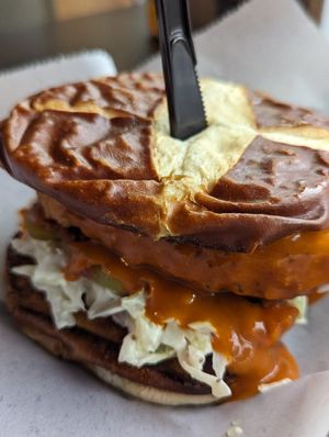 Buffalo Chicken Sandwich at Evolve Modern Vegan Kitchen in Daytona Beach